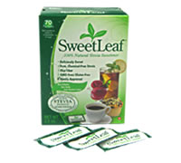 Stevia Sweetener, SweetLeaf 70 Packets